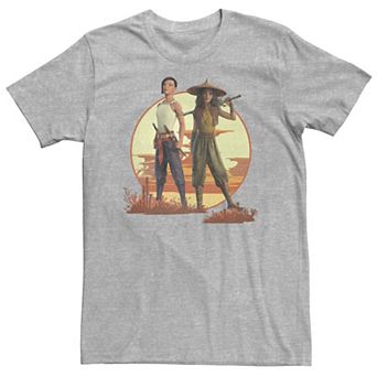 Big & Tall Disney Raya And The Last Dragon Raya And Namaari Sunset Tee
