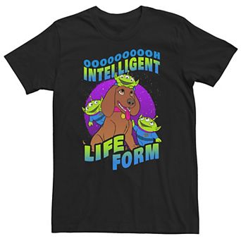 Big & Tall Disney / Pixar Toy Story Aliens With A Dog "Intelligent Life Form" Tee