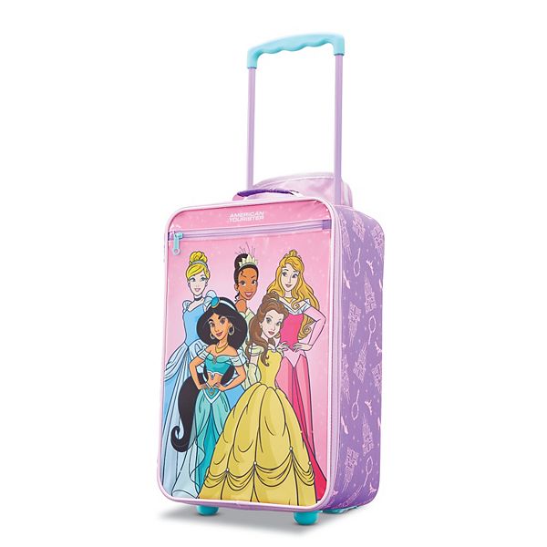 Disney Princess Rolling Luggage Pink