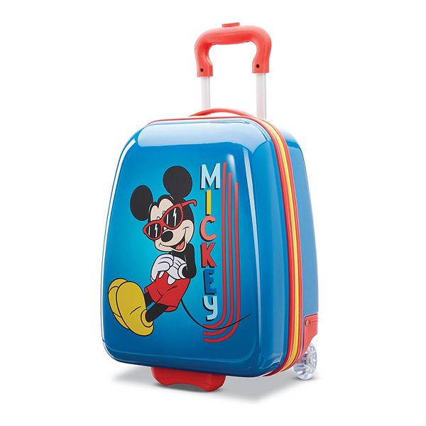 Disney's Mickey Mouse 18Inch Hardside Wheeled CarryOn Luggage by