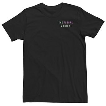 Big & Tall Fifth Sun "The Future Is Bright" Colorful Text Tee