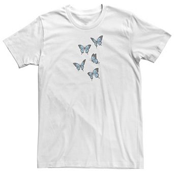 Big & Tall Fifth Sun Blue Butterflies Portraits Tee