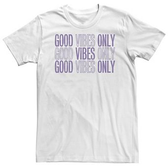 Big & Tall "Good Vibes Only" Tee