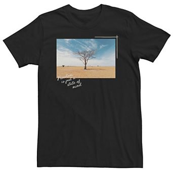 Big & Tall "Freedom Is Just A State Of Mind" Joshua Tree Poster Tee