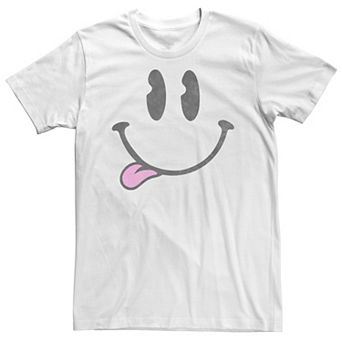 Big & Tall Fifth Sun 90s Style Distressed Smiley Face Tee