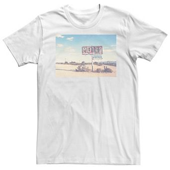 Big & Tall Trendy Motel Sign Photo Tee
