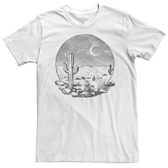Big & Tall Trendy Dreamy Desert Moonlight Tee