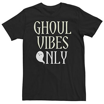Big & Tall Trendy "Ghoul Vibes Only" Tee