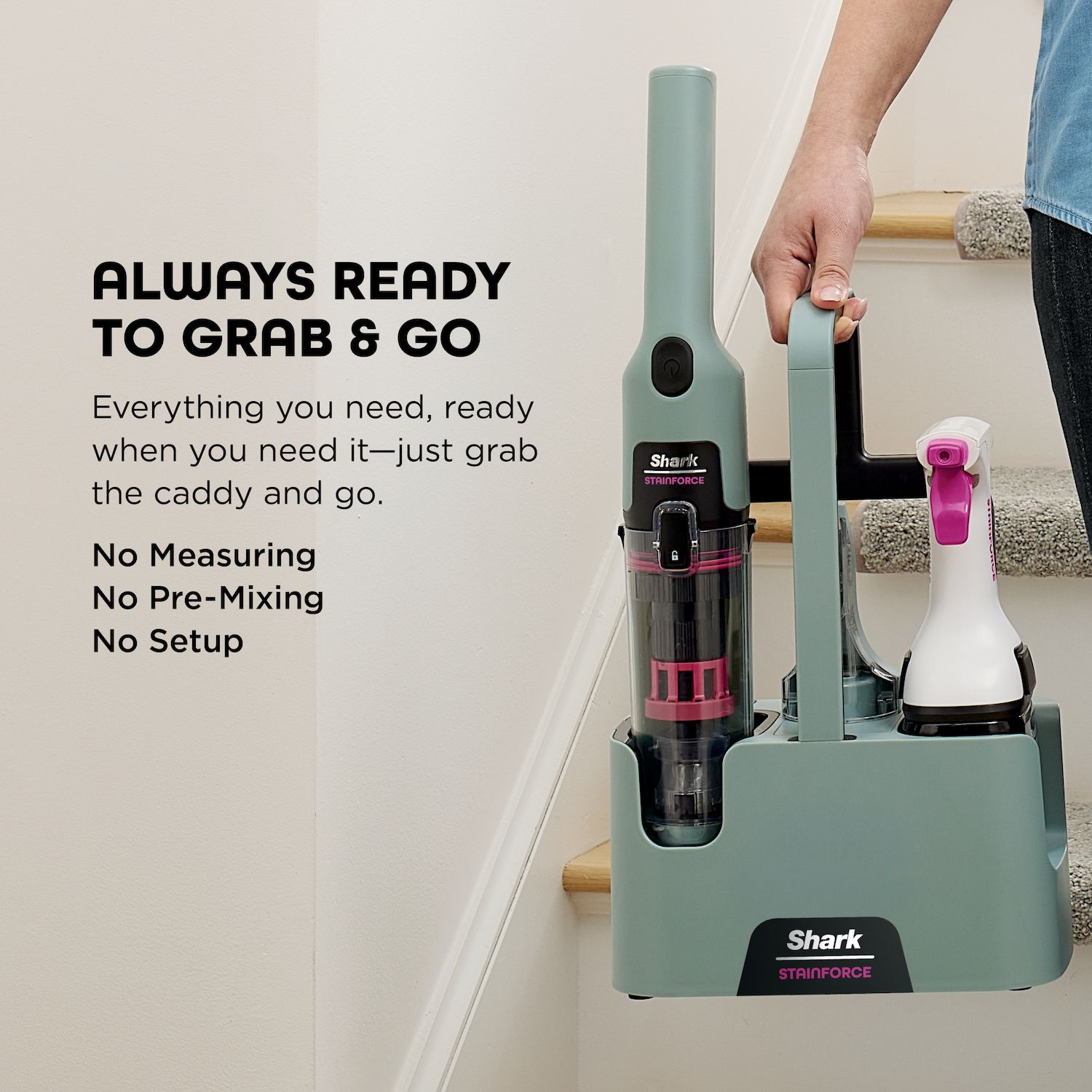 Shark® StainForce Portable Spot & Stain Cleaner with Dual