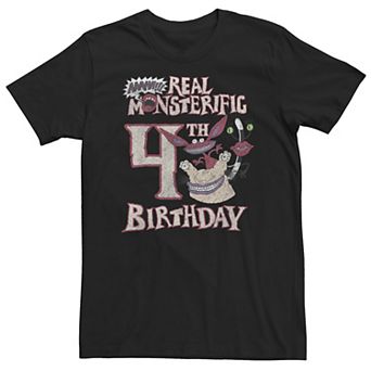 Big & Tall Aaahh!!! Real Monsters Group Shot 4th Birthday Tee