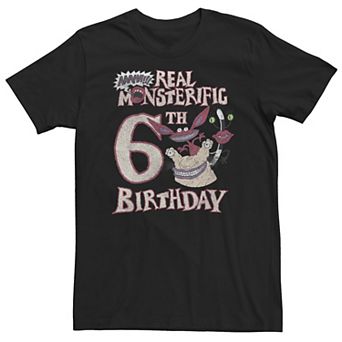 Big & Tall Aaahh!!! Real Monsters Group Shot 6th Birthday Tee