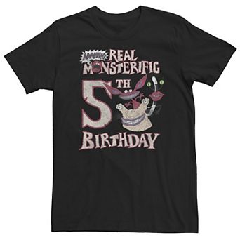 Big & Tall Aaahh!!! Real Monsters Group Shot 5th Birthday Tee