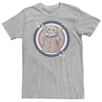 Big & Tall Star Wars: The Mandalorian Fourth Of July Grogu Patriot Tee