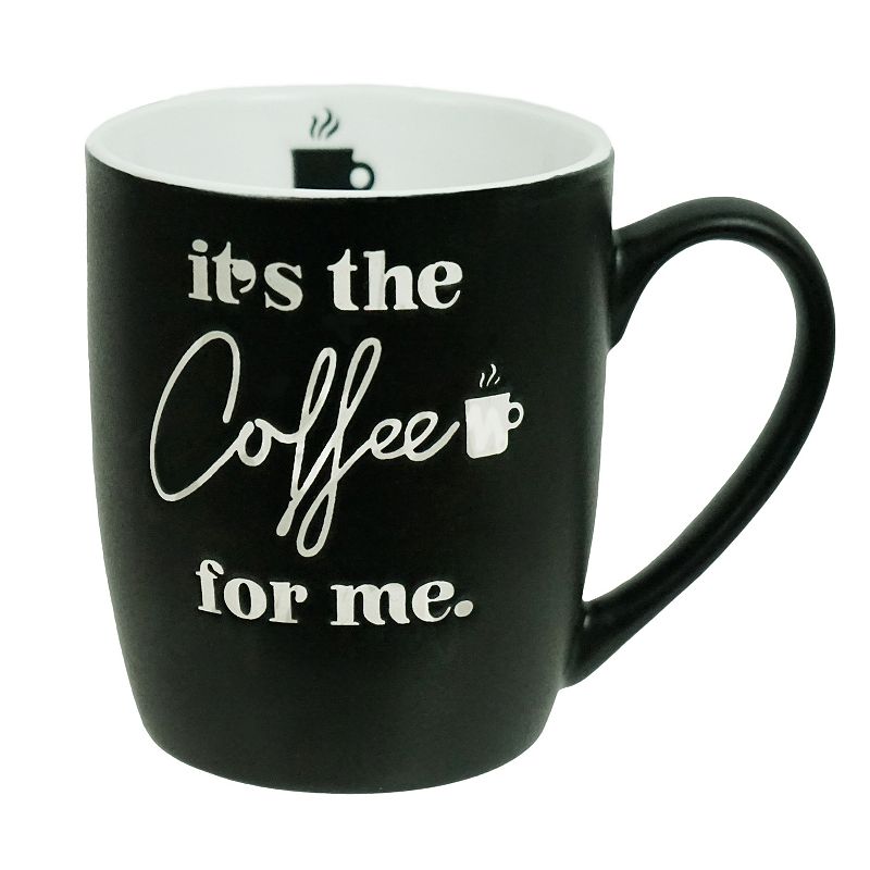 Enchante Accessories Its the Coffee for Me Coffee Mug, Multicolor