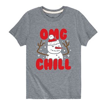 Boys 8-20 Omg Chill Graphic Tee
