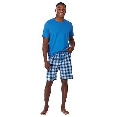 Men's Cuddl Duds® Tee & Pajama Shorts Set