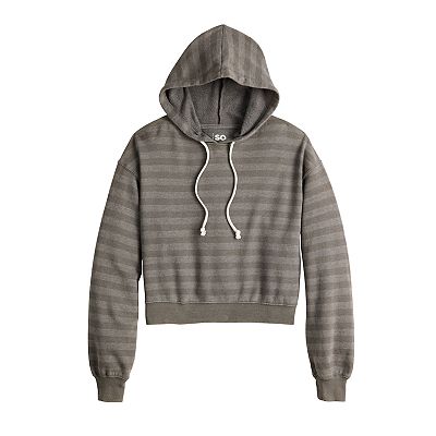 Crop top hoodie kohls on sale