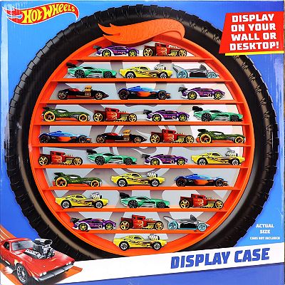 hot wheels card display case Hot Wheels Display Case - 1/64 LED Garage