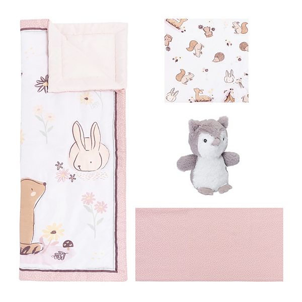 Sammy & Lou Reversible Quilt, Fitted Crib Sheet, Crib Skirt & Plush Toy ...