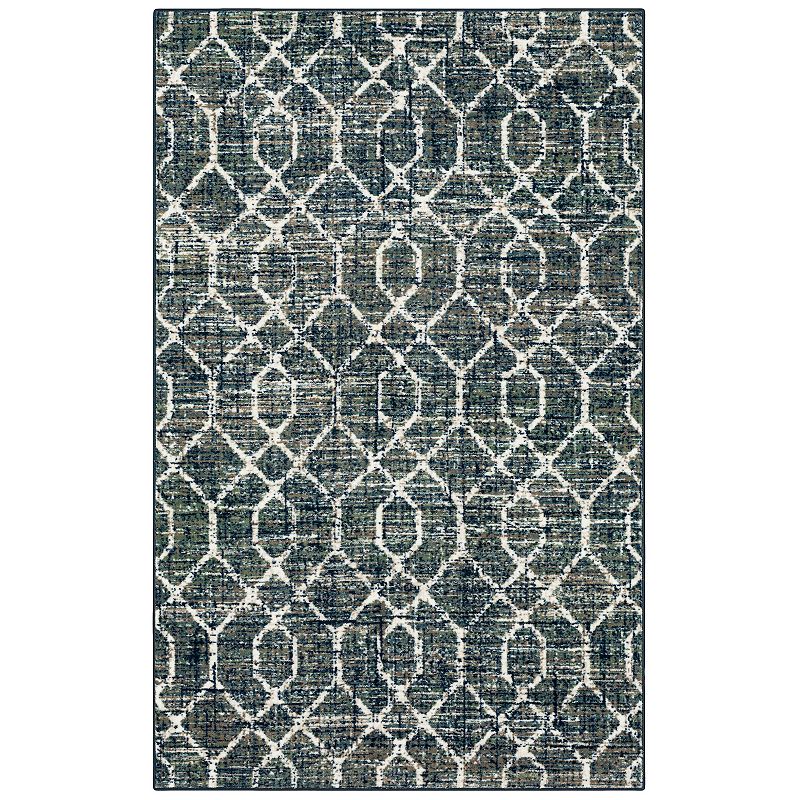 Scott Living Leland Rug, Blue, 5X8 Ft
