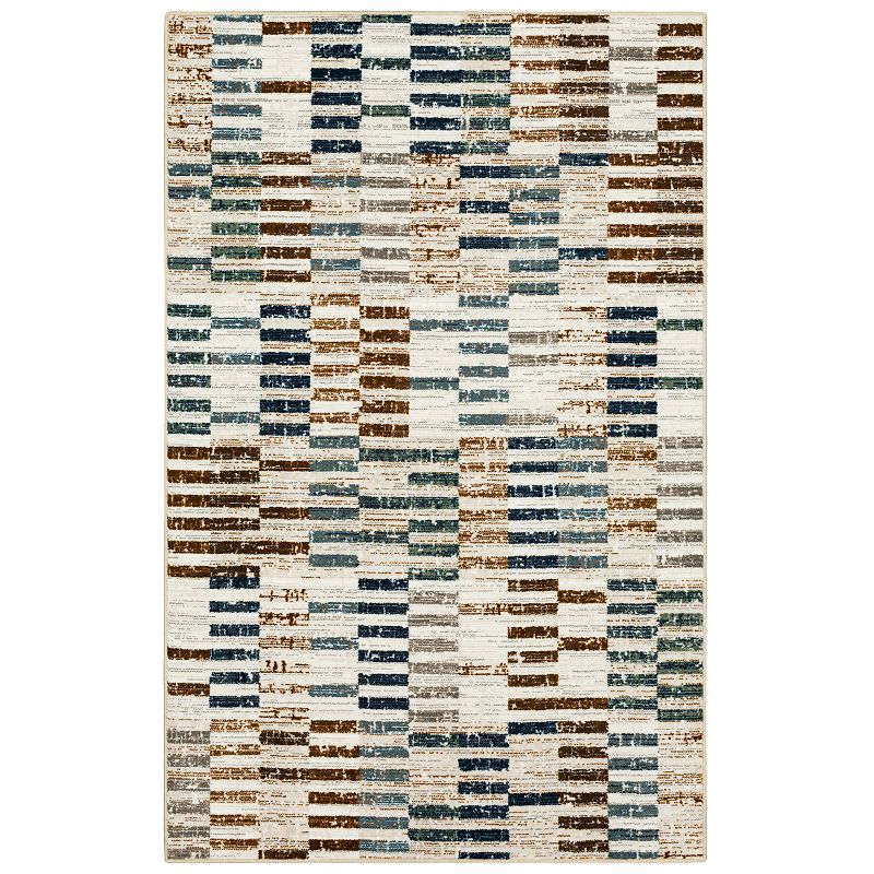 Scott Living Siena Rug, Beig/Green, 5X8 Ft