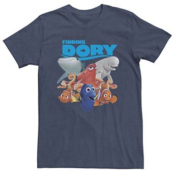 Big & Tall Disney / Pixar Finding Dory Nemo The Crew Tee