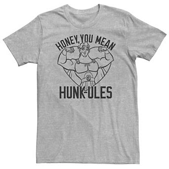 Big & Tall Disney Hercules "Honey You Mean Hunk-ules" Portrait Tee