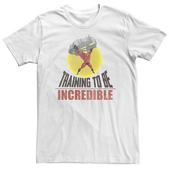 Big & Tall Disney / Pixar Incredibles Training To Be Incredible Tee