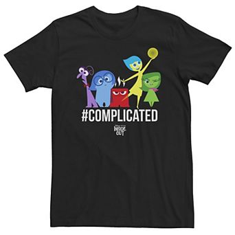 Big & Tall Disney / Pixar Inside Out Complicated Emotions Tee