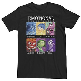 Big & Tall Disney / Pixar Inside Out Emotions Yearbook Group Tee