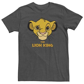 Big & Tall Disney Lion King Young Simba Face Tee