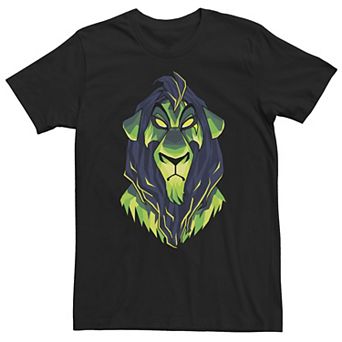 Big & Tall Disney The Lion King Scar Green Tee