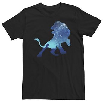 Big & Tall Disney Lion King Simba Sky Silhouette Tee