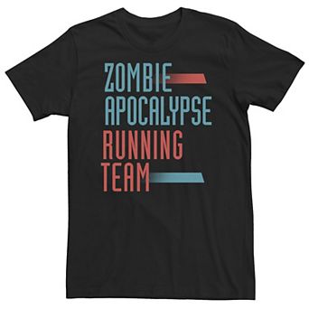 Big & Tall Zombie Apocalypse Running Team Tee