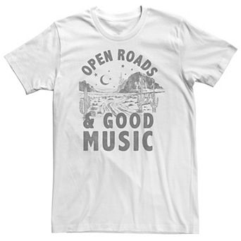 Big & Tall "Open Roads & Good Music" Desert Tee
