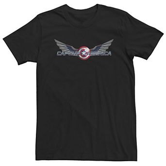 Big & Tall Marvel The Falcon And The Winter Soldier Falcon Captain America Shield Tee