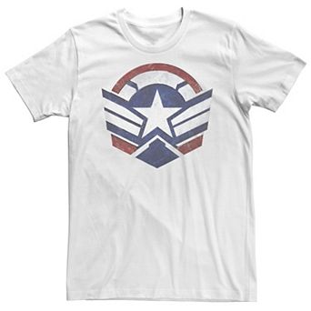 Big & Tall Marvel The Falcon And The Winter Soldier Wings Shield Logo Tee