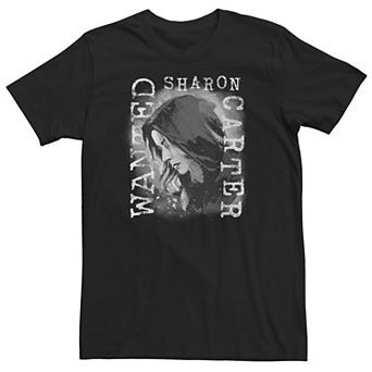 Big & Tall Marvel The Falcon And The Winter Soldier "Wanted Sharon Carter" Poster Tee