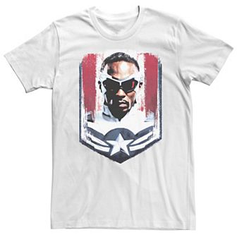 Big & Tall Marvel The Falcon And The Winter Soldier Sam Captain America Portrait Tee
