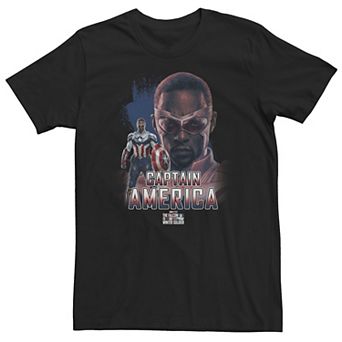 Big & Tall Marvel The Falcon And The Winter Soldier Captain America Collage V2 Tee