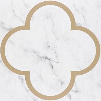 Achim Retro Van Cleef 12'' x 12'' 20 pc Self Adhesive Vinyl Floor Tile Set