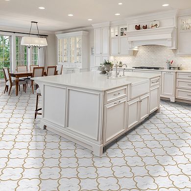 Achim Retro Van Cleef 12'' x 12'' 20-piece Self Adhesive Vinyl Floor Tile Set