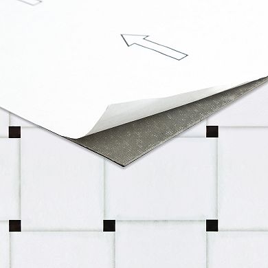 Achim Retro Woven Marble 12'' x 12'' 20-piece Self Adhesive Vinyl Floor Tile Set