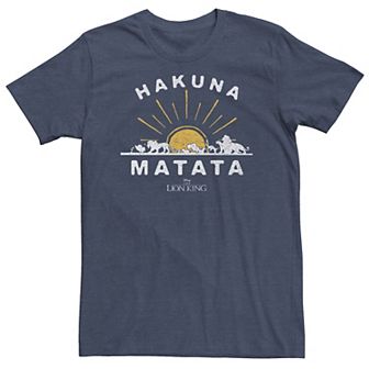 Disney's The Lion King Big & Tall Hakuna Matata Sunrise Horizon Tee