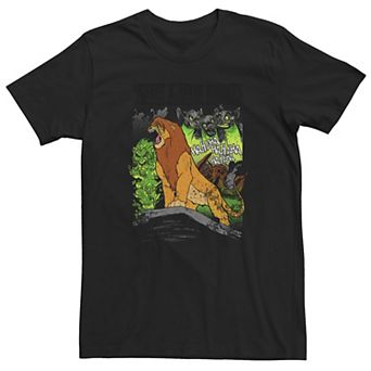 Big & Tall Disney The Lion King Simba And Hyena Collage Tee