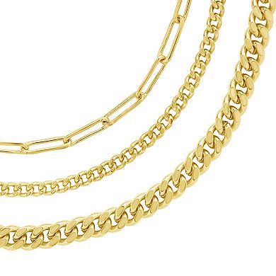 MC Collective Chain Anklet Trio Set