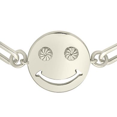 MC Collective Smile Charm Link Bracelet