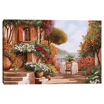 Masterpiece Una Sedia in Attesa Canvas Wall Art