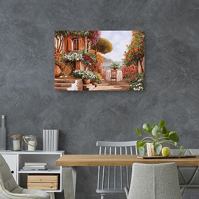 Masterpiece Una Sedia in Attesa Canvas Wall Art