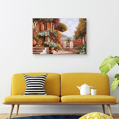 Masterpiece Una Sedia in Attesa Canvas Wall Art